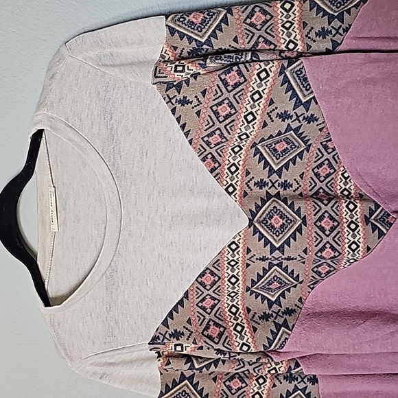 Twenty second Western Rodeo southwest tribal long sleeve sweater top medium - Picture 3 of 6